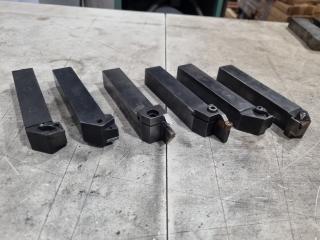 6x Lathe Tool Holders, 25x25mm size