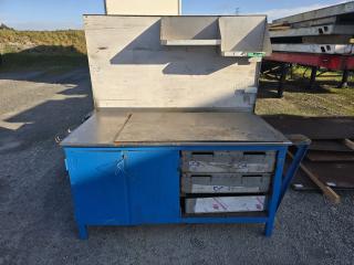 Workbench with Stainless Top 