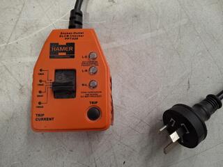 Hamer PPT828 Socket-Outlet ELCB Checker