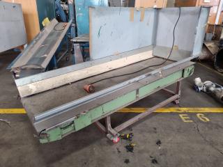 Industrial Mobile 3-Phase Powered Roller Conveyor Assembly