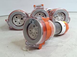 4 PDL 56CR416 16A 500V 5-pin IP66 connectors