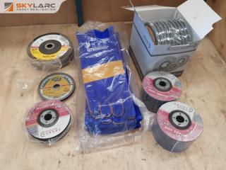 New Grinding Wheels, Sanding Pads and Welding Gloves