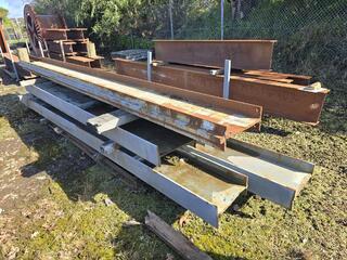 5 Lengths 410UB Structural Steel I-Beams