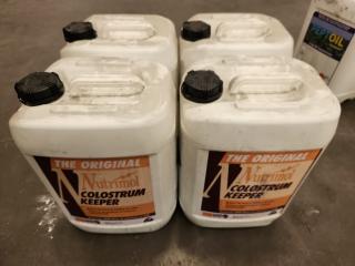 4 x 20L of Colostrum Keeper