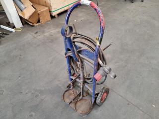 Oxy/Acetylene Welding Torch/Regulator and Trolley