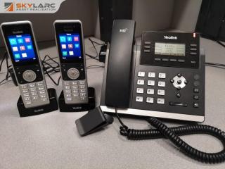 3x YeaLink IP Office Phones