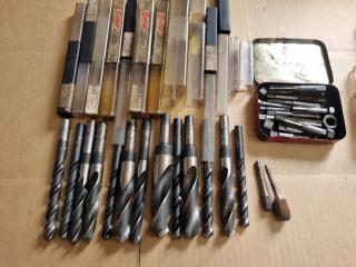 Assortment of Drill Bits and Taps