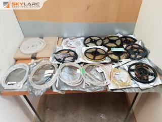 Large Lot of LED Strip Lights