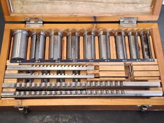 Gear cutter and rack cutter set in wooden box