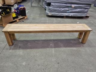 Solid Teak Bench