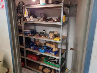 Adjustable Workshop Storage Shelf Assembly