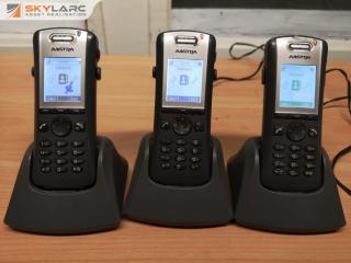 3x DT390 Cordless Digital DECT Handsets Phones by Aastra