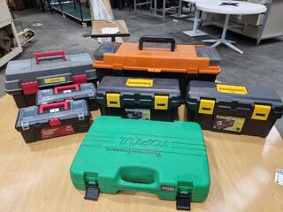 7x Assorted Tool Boxes
