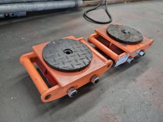 Pair of 6 Ton Cargo Trolleys (CRA-4)