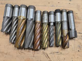 10 Large End Mills 