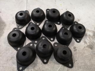 12x Hard Rubber Industrial Motor Mounts