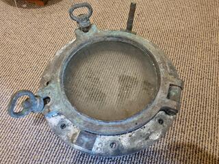 Brass Steamship Porthole Assembly