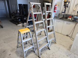 3 x Step Ladders 