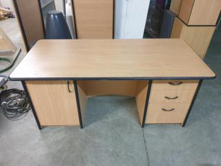 Office Desk with Drawers