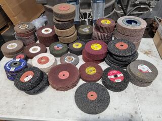 Assorted Buffing, Polishing, Grinding Wheels / Pads