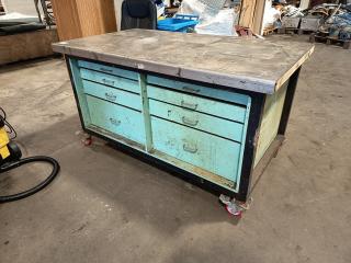 Heavy Duty Workbench with Drawers