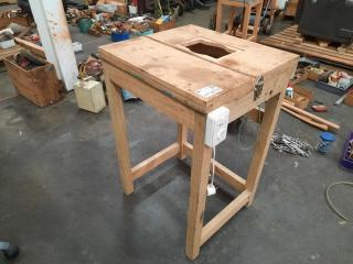 Small Custom Built Workshop Table