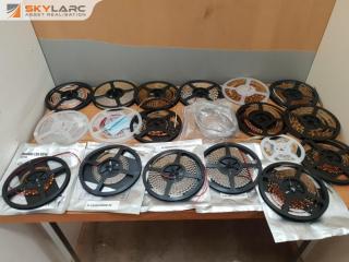 Large Lot of LED Strip Lights