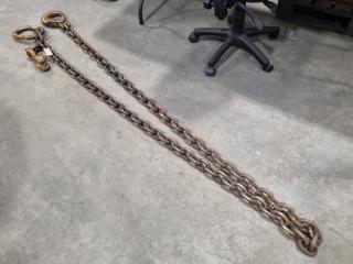 Single Leg Lifting Chain Assembly, 8 Ton Max Capacity