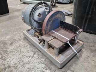 Vintage Benchtop Disk Grinder