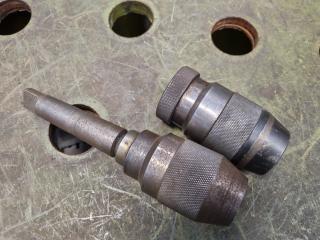 2x 13mm Keyless Drill Chucks