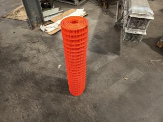 Roll of Hi Vis Plastic Fencing