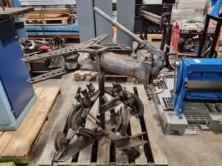 Vintage Hydraulic Pipe Bending Set, Hydraulic Not Functioning