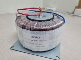 Large Toroidal Transformer, 2500VA