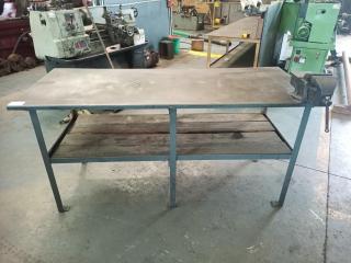 Steel Workbench with Vice