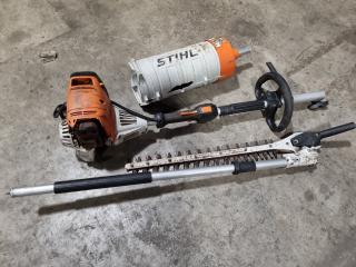 Stihl Petrol Hedge Trimmer, Leaf Blower,  Damaged