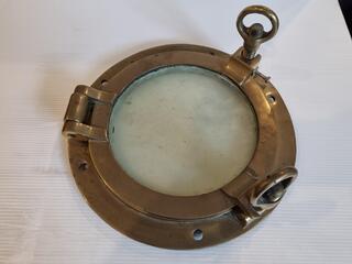 Brass Steamship Porthole Assembly.