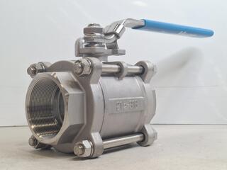 2 & 1/2 inch 316 stainless steel ball valve