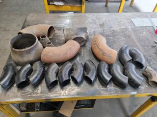 Lot of Steel Pipe Fittings