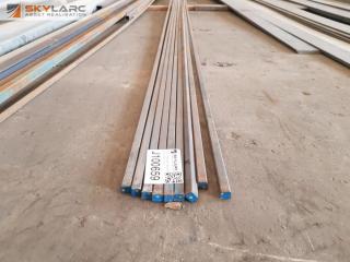 9 x Lengths 12mm Square Rod