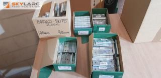 Large Lot of New Zinc Plated Hinges