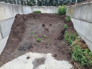 Pile of Compost Soil, 3000x3100x1300mm