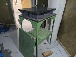 Cast Engineering Table on Stand
