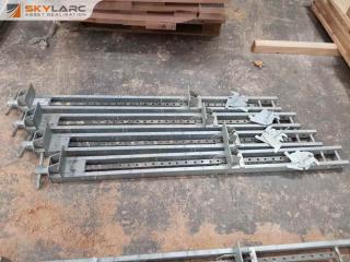 4 x Large Galv Timber Clamps